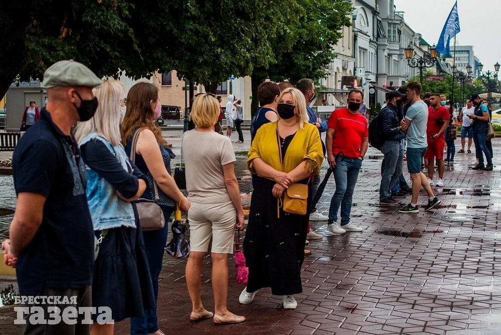 Акция солидарности в Бресте. Фото: . Брестская газета