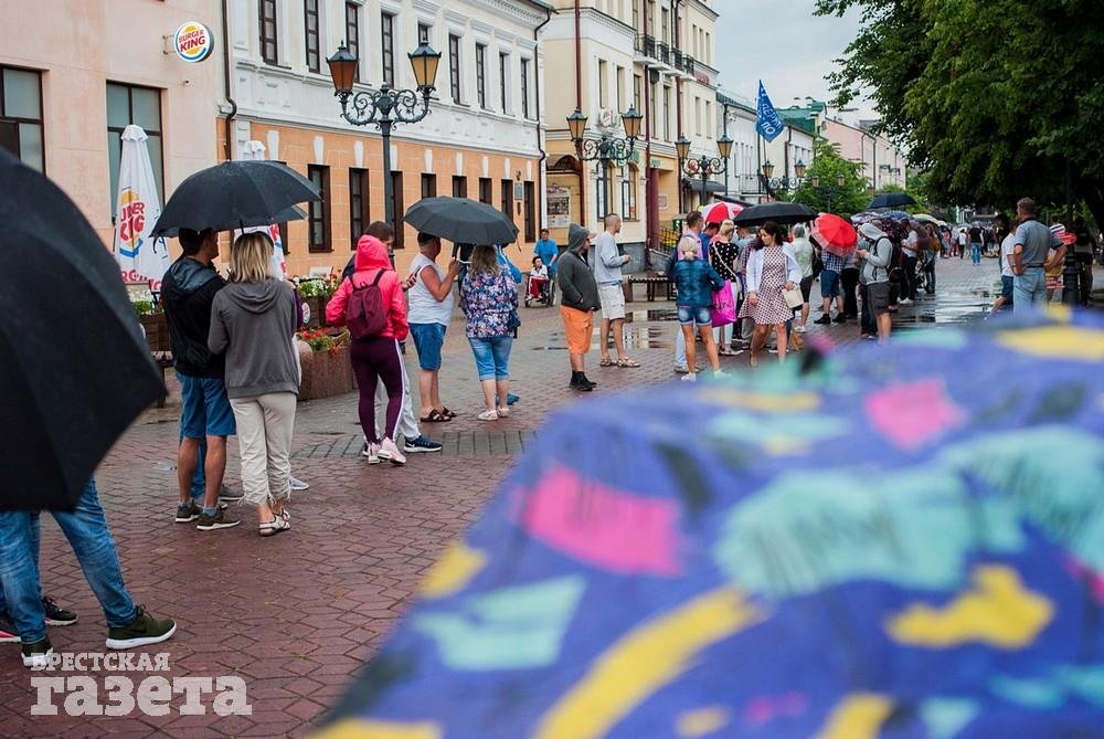 Акция солидарности в Бресте. Фото: . Брестская газета