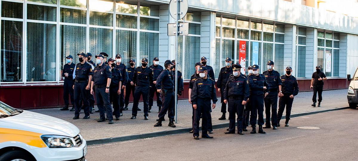 Акция протеста в Бресте 14 июля. Фото: , "Брестская газета"