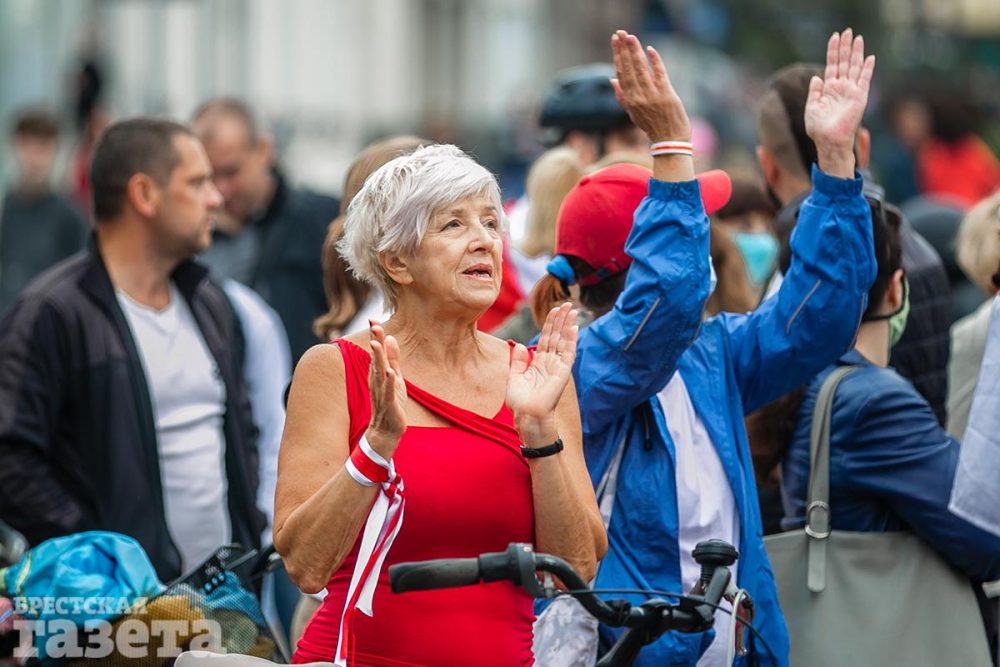 Мирная акция протеста в Бресте 6.09.2020