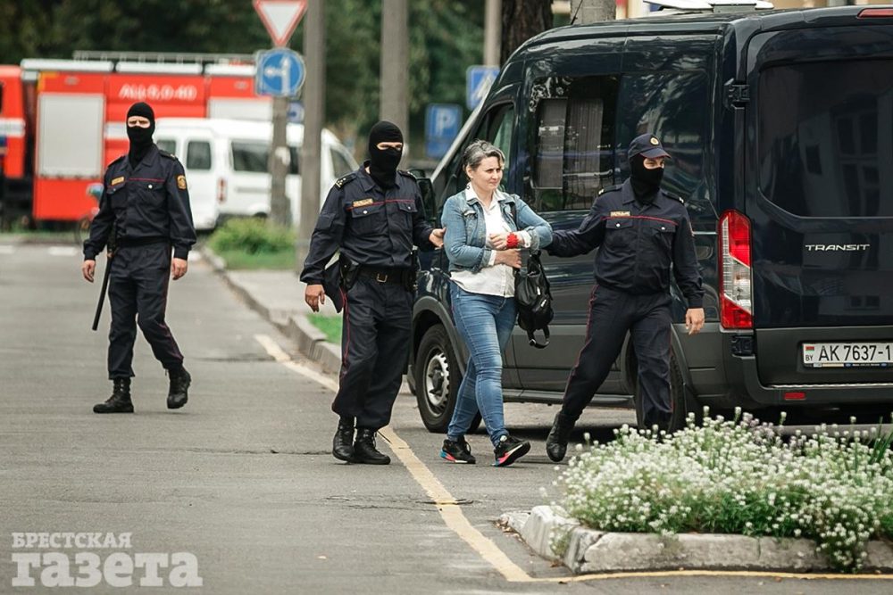 Мирная акция протеста в Бресте 6.09.2020