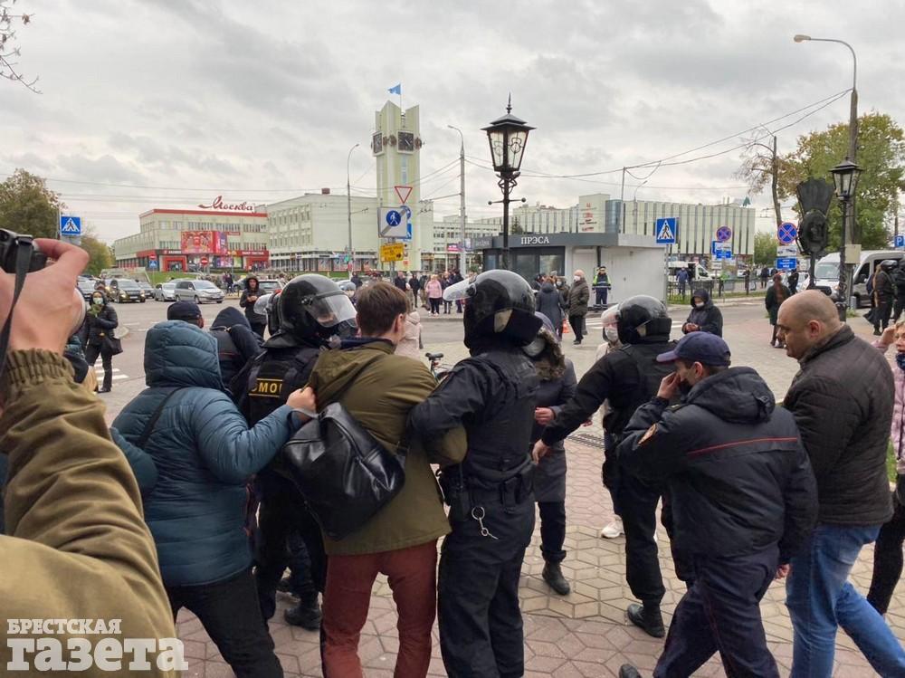 Партизанский марш в Бресте 18.10.2020