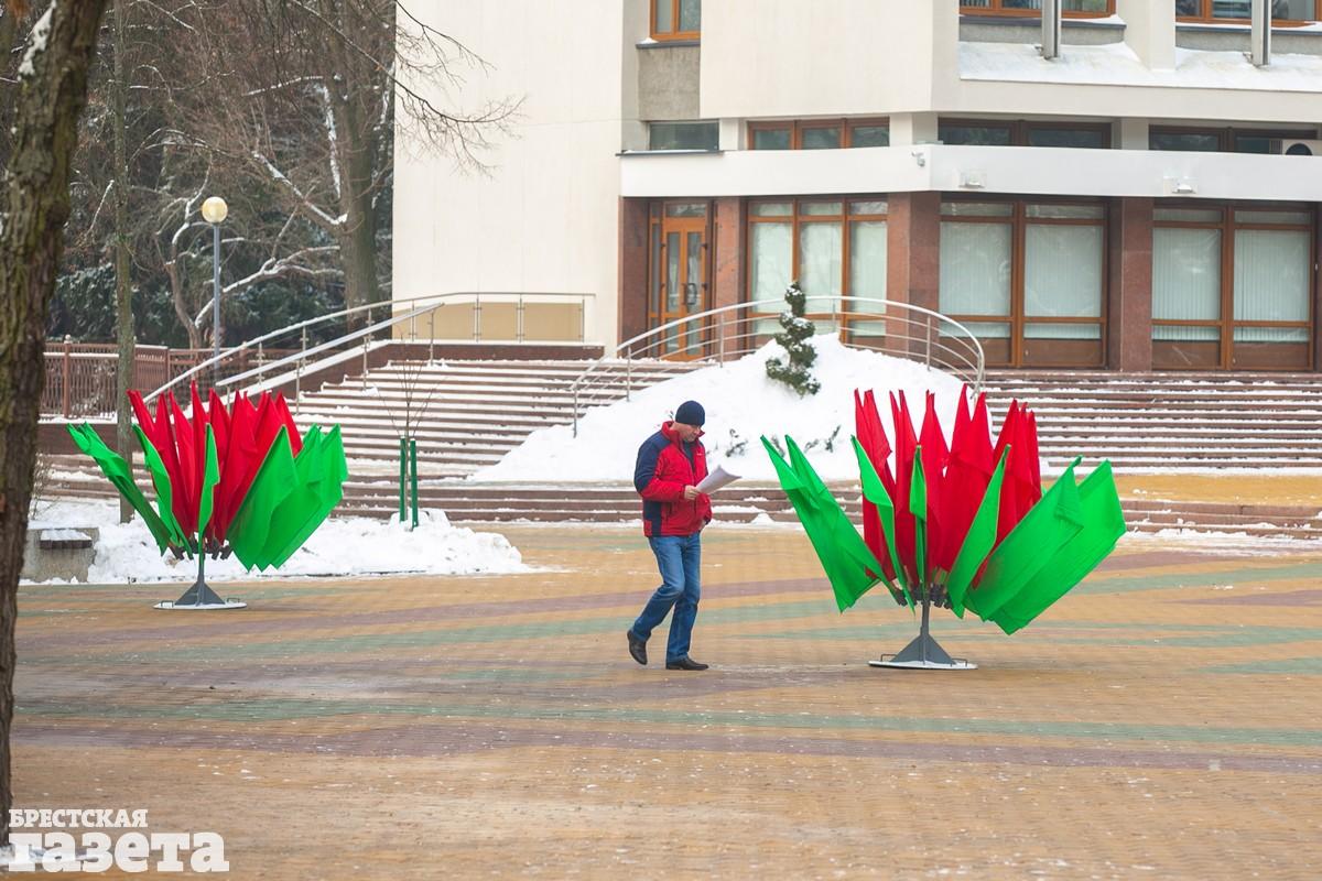 Как Брест подготовился к Всебелорусскому Народному собранию. Фото: , "Брестская газета"