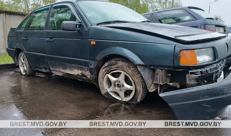 Автомобиль, который мужчина угнал у двоюродного брата. Фото: УВД Брестского облисполкома