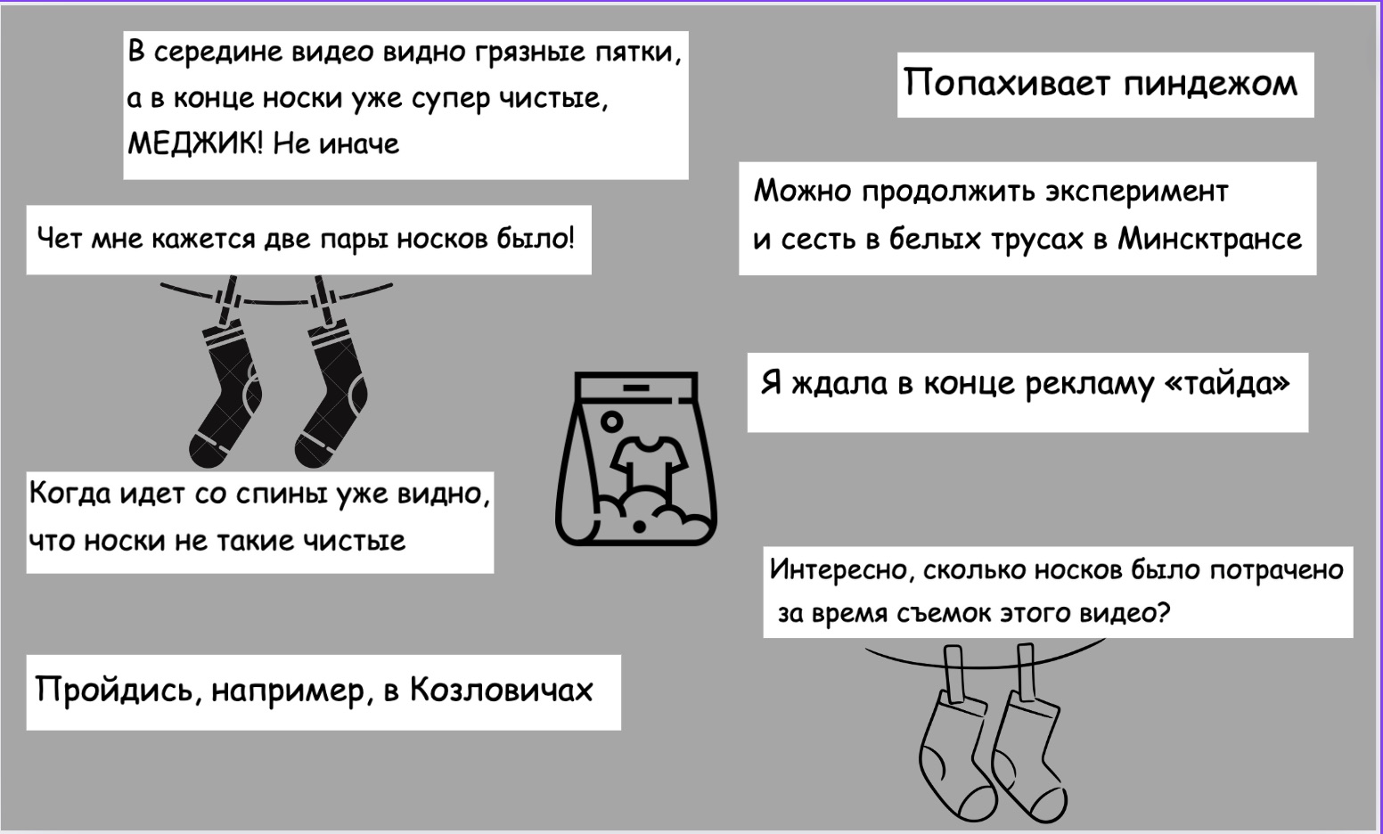 Комментарии пользователей в Сети, который обсуждали эксперимент венесуэлки в Бресте. Инфографика: BGmedia.