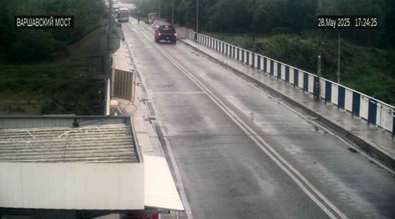 Мост на границе Беларуси с Польшей 28 мая 2025 года. Фото: ГПК Беларуси