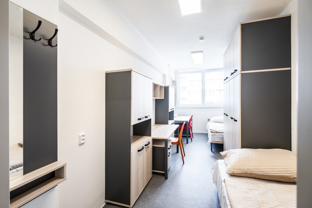 Комната в одном из общежитий для студентов в Праге. Фото: suz.cvut.cz