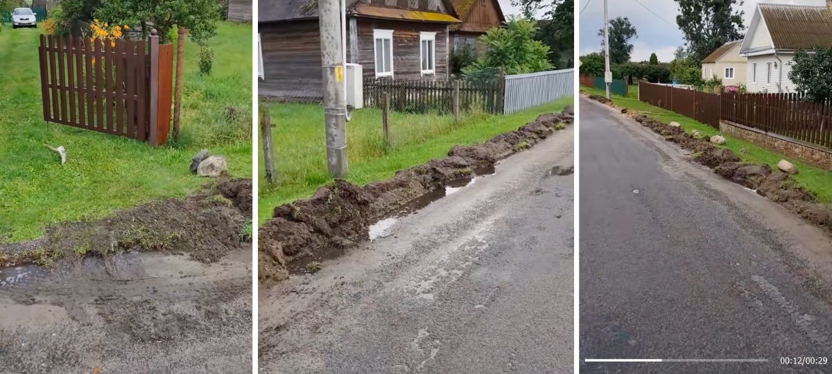 Грейдер, деревня, валы, Брестская область