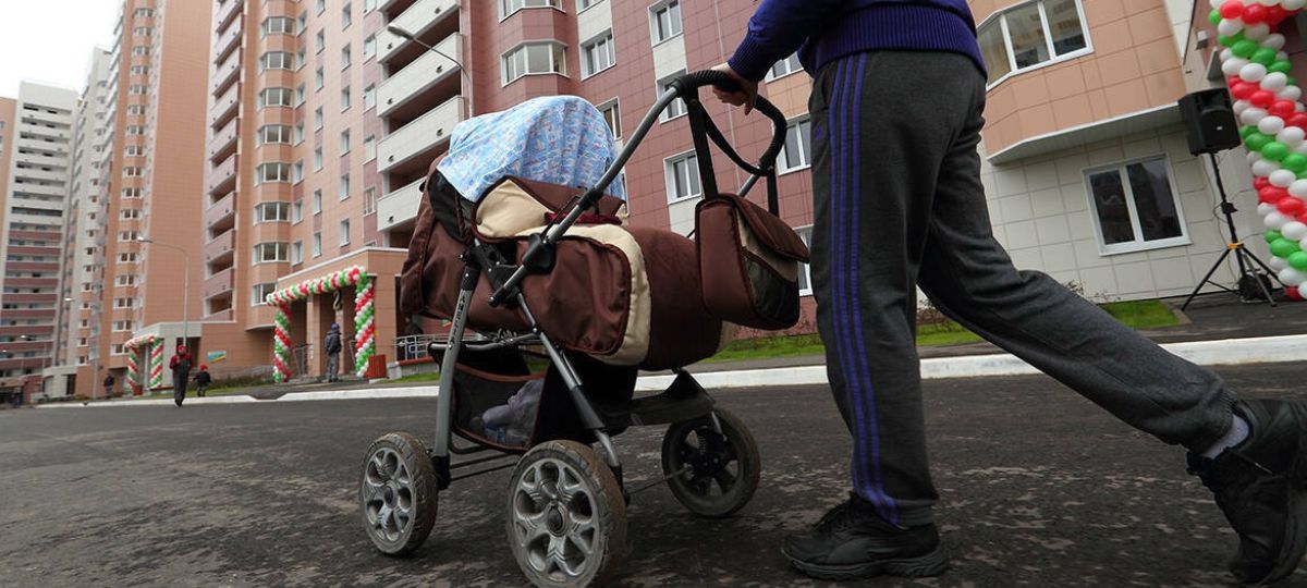 Мама, коляска, ребенок, прогулка