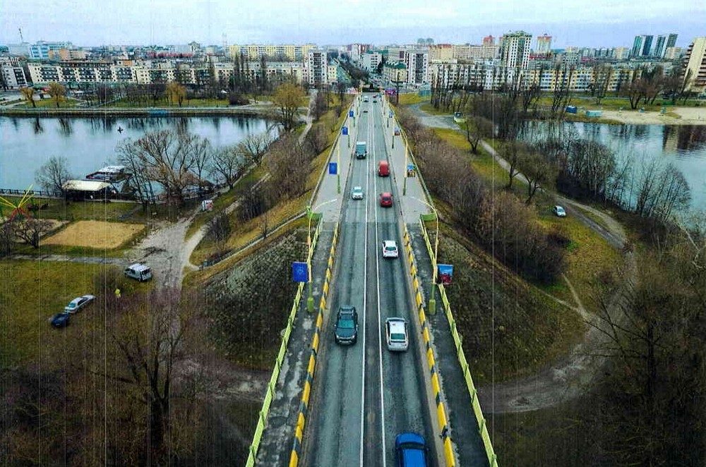 Вид с моста на центр Бреста. Фото из отчета «БелдорНИИ»