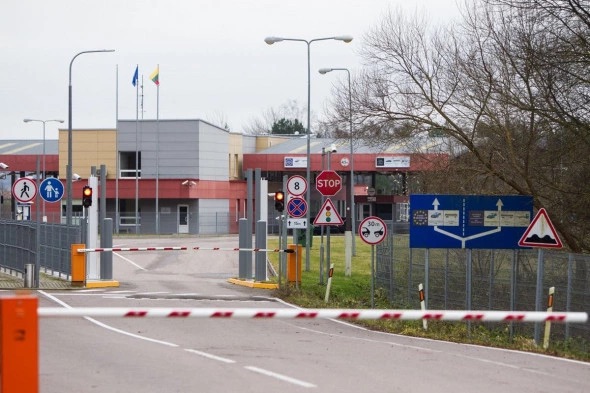 Международный автомобильный пункт пропуска (МАПП) Мамоново (Гжехотки) на границе Калининградской области с Польшей