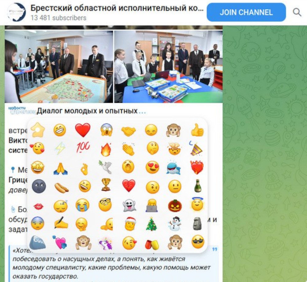 Брестские власти в телеграмм разрешают разные реакции