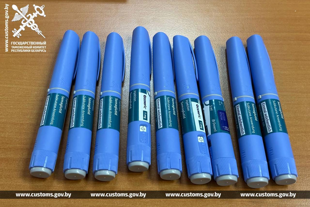 Шприцы-ручки с популярным медицинским препаратом Ozempic.