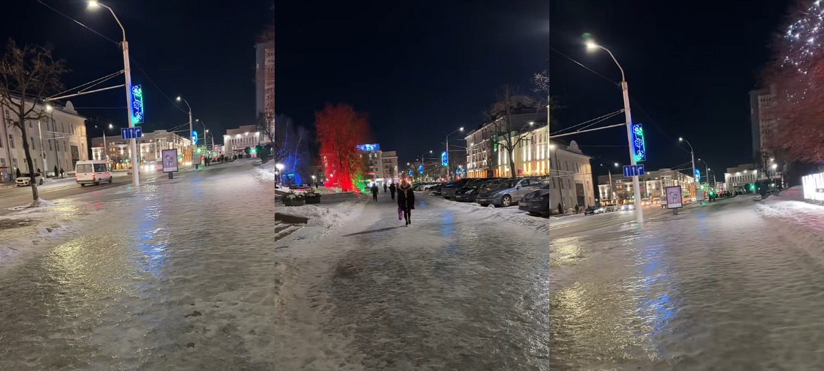 гололед гололедица в Могилеве