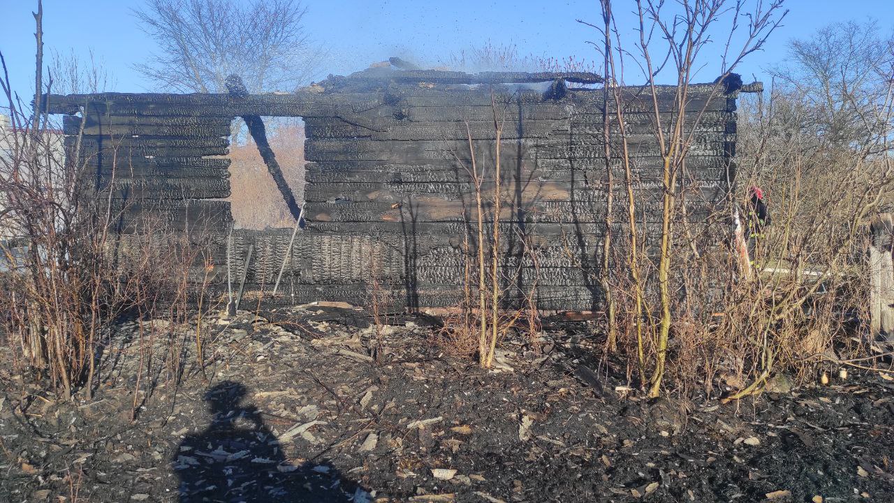 Последствия пожара в Малоритском районе в деревне Антоново.