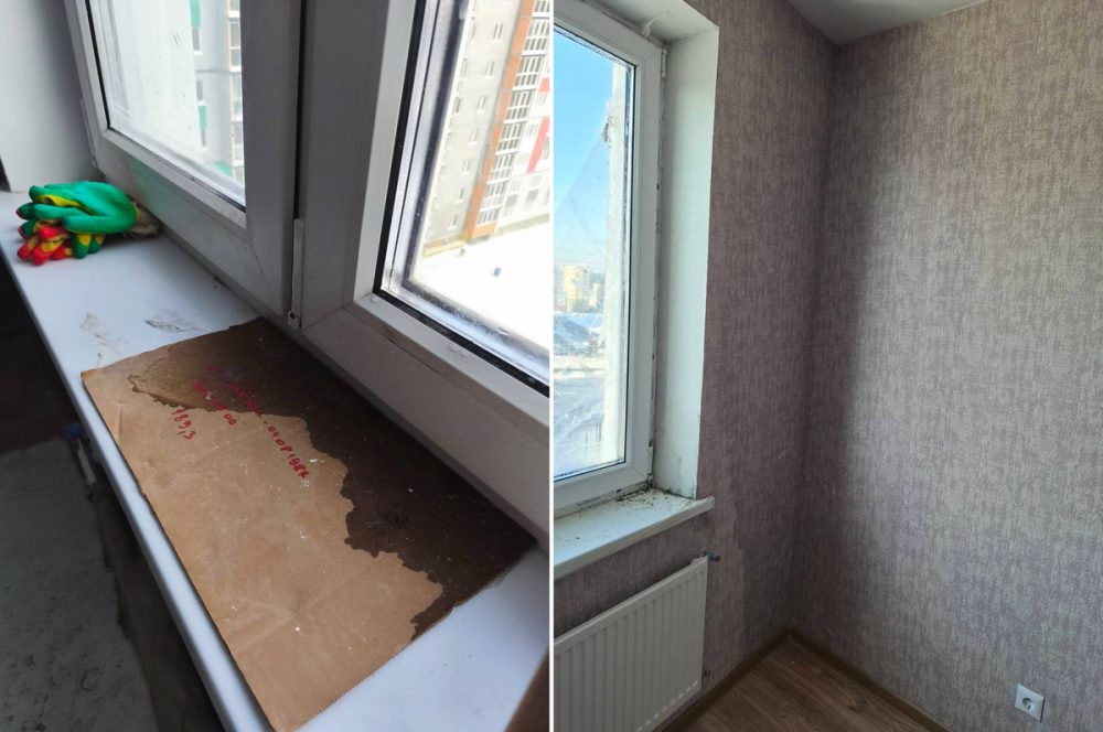 Недоделки в одной из квартир в доме №2 на улице Шапошкина в Пинске