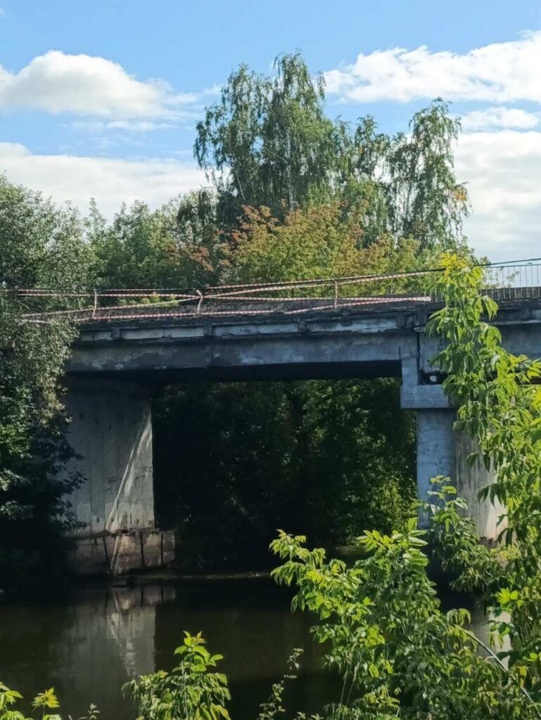 Мост в Новом Дворе в Минском районе