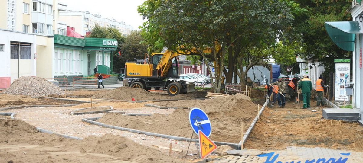 Благоустройство новой зоны отдыха в Барановичах