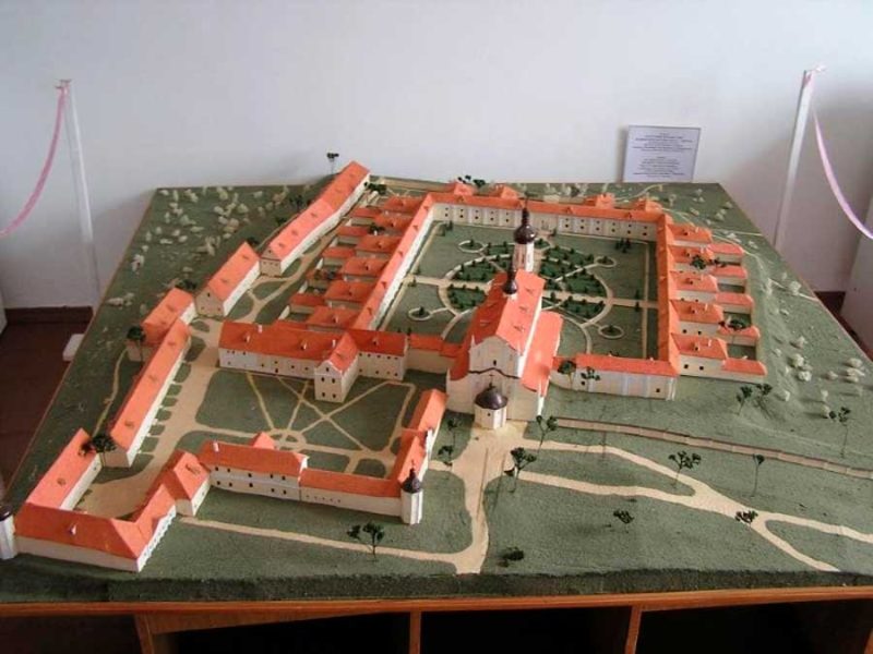 Макет монастыря картезианцев в Березе. Фото: blog.100ct.by