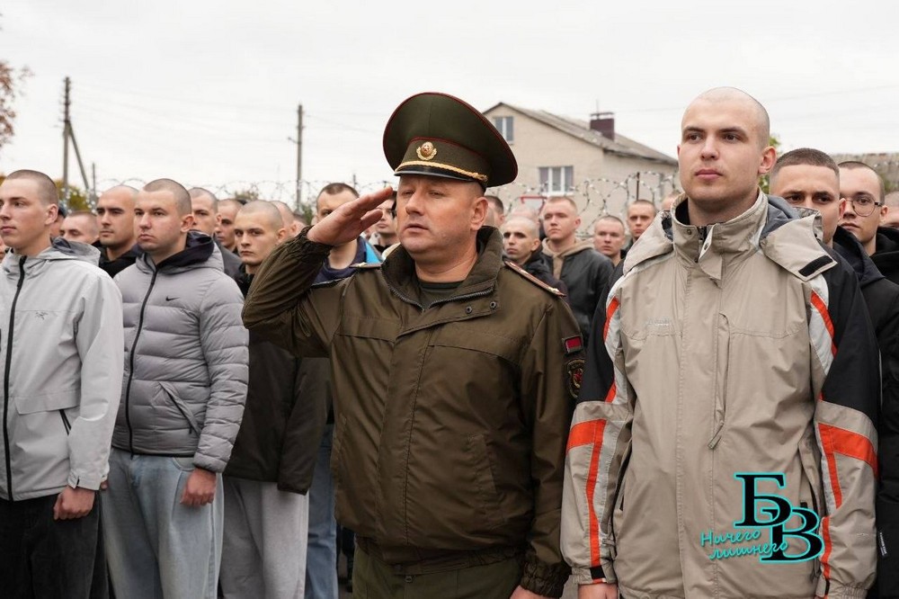 Отправка призывников в армию в Бресте 22 октября 2026 года. Фото: «Брестский вестник»
