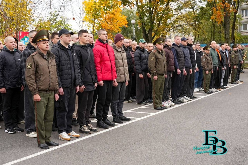 Отправка призывников в армию в Бресте 22 октября 2026 года. Фото: «Брестский вестник»